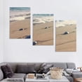 thumbnail image 4 of nygtbtfer  - Pebbles Beach Sunset Landscapes  Single Canvas Art Print Box Framed Picture Wall Hanging - Hand Made in The UK - Framed and Ready to Hang 12x16x3pcs, 4 of 4