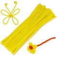 thumbnail image 1 of 100 Pieces Pipe Cleaners Stem, for Pipe Cleaners DIY Arts Crafts Decorations(Yellow), 1 of 5