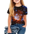 thumbnail image 3 of GERsome Girls Short Sleeve T Shirts Summer Crewneck Graphic Tee, Sizes 3-14 Years, 3 of 8