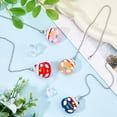 thumbnail image 4 of WEBEEDY 4Pcs 4 Colors PVC Cartoon Lucky Cat Doll Charms Ceiling Fan Pull Chain Extenders with Iron Ball Chain Mixed Color 300mm 1pc/color, 4 of 7