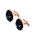 thumbnail image 2 of Wolf Elegant Men's Cufflink Set for Formal Attire, Made of Stainless Steel, Ideal for Business Events, 2 of 6