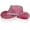 Pink, variant on TIERPOP Shimmering Powder Hat Fringed Rhinestones Top Hat for Dancing Party Formal Event