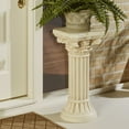 thumbnail image 2 of Corinthian Column Indoor Outdoor Display Pedestal - Statement Decor - Columns Made of Resin - Stand Pedestals - Decorative Roman Statue for Outdoors, Garden - 24 Inches High Small, 2 of 5