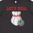 thumbnail image 4 of Inktastic Let's Roll Bowling Youth T-Shirt, 4 of 5