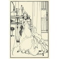 thumbnail image 2 of Beardsley, Aubrey 14x18 Black Modern Framed Museum Art Print Titled - Savoy 1896 Vol.3 - Ballad of a Barber, 2 of 4