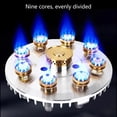 thumbnail image 6 of YIGSECU Gas Stove Double Burners Home Stove Desktop Embedded Liquefied Natural Energy Saving Fierce Fire Stove Nine Vents Stove, 6 of 10