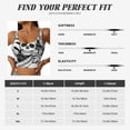 thumbnail image 5 of Goofa Skull and palm leaves Printed Sports Bras for Women, High Impact Running Bra Workout Crop Tank Tops Longline Sports Bra Push up-Large, 5 of 9