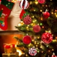 thumbnail image 4 of Adornos De Bolas De Navidad Bolas Colgantes De Plástico Pintadas Decoración De Árbol De Navidad Para Navidad Y Fiestas 100 Uds. Minnieouse HA040078-02, 4 of 6