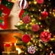 thumbnail image 4 of Adornos De Bolas De Navidad Bolas Colgantes De Plástico Pintadas Decoración De Árbol De Navidad Para Navidad Y Fiestas 100 Uds. Minnieouse HA040078-02, 4 of 6