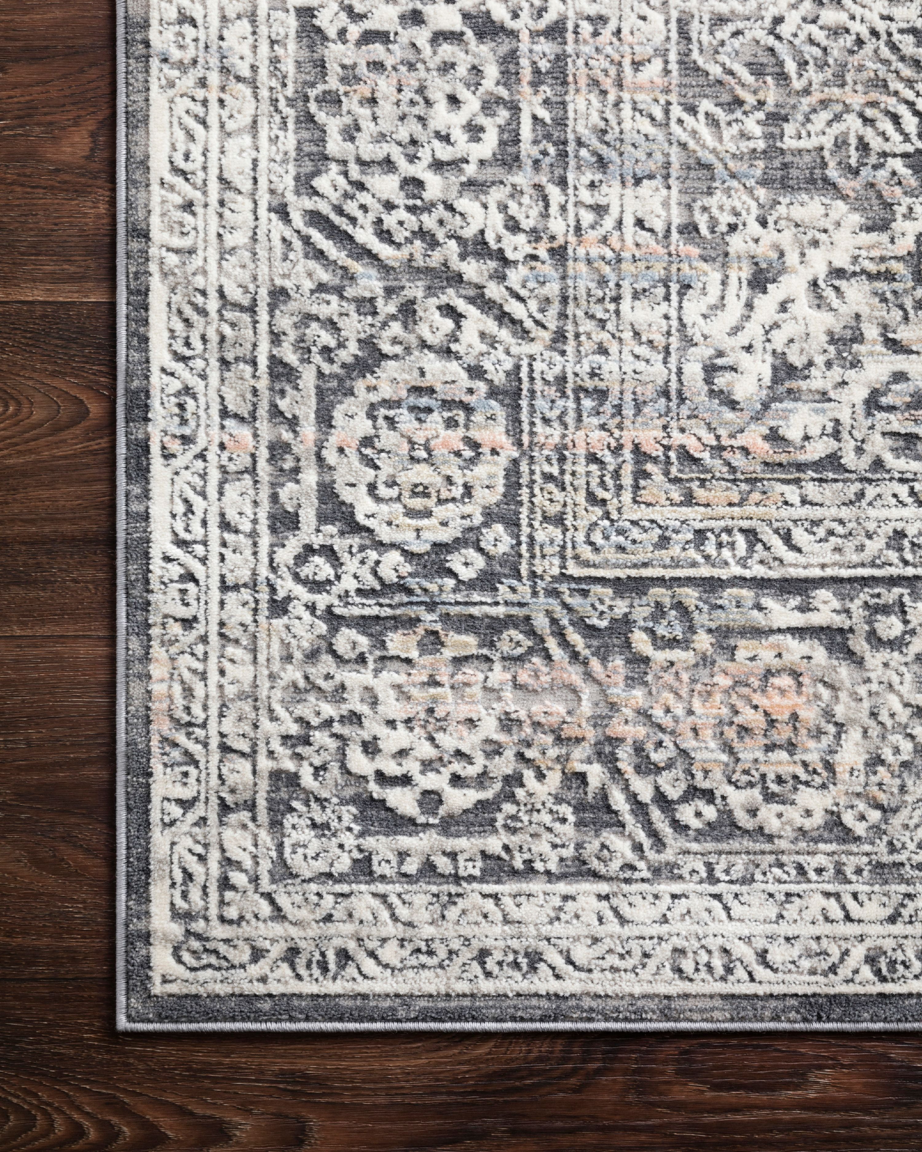Loloi II Lucia Oriental Steel / Ivory Area Rug