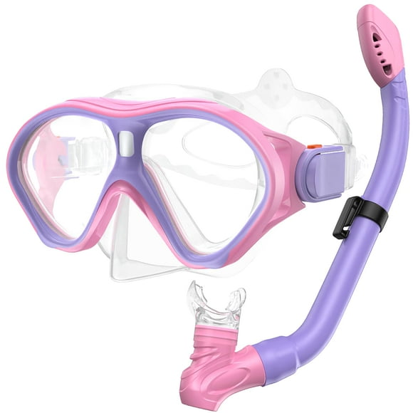 Equipo de Snorkel Gintenco Conjunto Seco para Niños de 6 a 14 Años