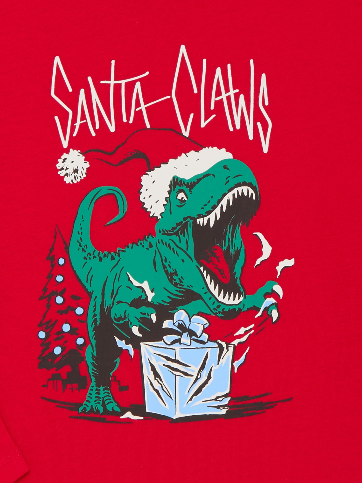 Holiday Time Boys Christmas Long Sleeve Graphic T-Shirt, Sizes 4-18