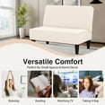 thumbnail image 4 of Changjie Furniture Small Loveseat Sofa Couch Upholstered Small Love seat Mini Sofa Couch for Bedroom Living Room (Ivy), 4 of 9