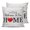 White Red, variant on Waterproof Outdoor Throw Pillows with Inserts 18"x18", White Wood Grain Soft Decorative Pillowcases for Couch Bedroom, Red Heart Vintage Farmhouse Country Pillow Covers for Sofa Living Room