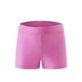 thumbnail image 6 of SILVERCELL Girls' Hot Stamping High Elastic Dance Shorts Solid Color Ballet Performance Shorts for 2-13 Years Toddler Kids, 6 of 12