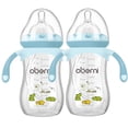 thumbnail image 1 of Biberón Oberni para Bebé 270 ml con Pajilla Ponderada 2 Unidades Libre de BPA, 1 of 9