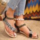 thumbnail image 1 of Bmisegm Cool Slippers Female Soft Soled Non Slip Wear Resisting Flat Beach Flops Lady Sandals Women Slippers Womens Sandals Summer Black 8.5, 1 of 8