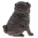 thumbnail image 2 of Plástico Modelo de Animales Figuras Figuras Juguete Decoración Del gar Decoración Negro Pug Sunnimix Figuras de juguete animal, 2 of 8