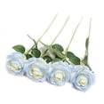 thumbnail image 1 of Flower 5pcs Artificial Flower Rose Bright Color Long Lasting Attractive Decorative Fake Silk Flower Decoration, 1 of 7