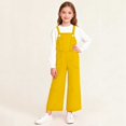 thumbnail image 2 of COM1950s Children's Solid Color Jumpsuit, Pockets, Mid Size, Casual Comfortable Adult Overalls, 2 of 9