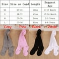 thumbnail image 2 of 0-6Years Spring/Autumn Infant Soft Cotton Baby Girls Tights Pantyhose WHITE 2-3 YEARS, 2 of 8