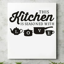 HINTRMENT 1Pack Printed Words Wall Stickers for Home Decor 19.65X11.79In