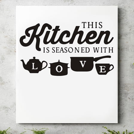 HINTRMENT 1Pack Printed Words Wall Stickers for Home Decor 19.65X11.79In