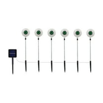 AJKSFHIU Halloween Decorations Outdoor Solar Spotlights,Halloween Solar Swaying Garden Lights with Eyeballs,Color Changing Outdoor Halloween Lights,for Halloween Party Porch Yard Decorations