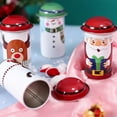 thumbnail image 2 of 3 Pieces Christmas Cookie Tins Xmas Candy Tinplate Tins Retro with Lids Cookie Containers for Storing Candies Biscuits Treat Tea Small Gift and More,4.5x2.2inch,Pattern Send by Randomly, 2 of 3