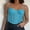 Blue tank tops for women, variant on Wycnly Tank Top for Women Solid Summer V-Neck Sleeveless T Shirts Sexy Lace Camisole Party Club Going Out Strap Croset Tops Blue s Clearance Under $5