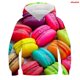 thumbnail image 3 of Sudaderas con capucha para niños y niñas con estampado 3D de comida divertida, macarrones de caramelo, sudaderas con capucha para niños, ropa para adolescentes, jerseys de Nutella para niños 2021, 3 of 5