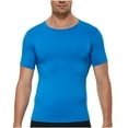 thumbnail image 7 of Chiccall Mens Training Summer Tops Tight Quick Dry Stretch Crew Neck Gym Workout Tees, 7 of 7