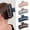 Dark Neutral, variant on 5 Inche Extra Large Claw Clips for Thick Hair and Long Hair, 4 Pack Xl Jumbo Claw clips, Oversized Matte Non-slip Rectangle Hair Clips for Women, Big Strong Hold Jaw Clip