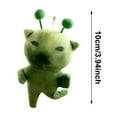 thumbnail image 3 of Soft Green Alien Plushie with Antenna - Cuddly Companion for Kids and Adults, Gift for Year-Round Snuggling, 3 of 6