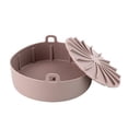 thumbnail image 1 of Air Fryer Silicone Pot with Lid Multifunctional Grill Plate Heat Resistant Oven Accessories Practical Kitchen Tool, 1 of 4