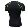 thumbnail image 3 of Men's Compression Shirts Short Sleeve Workout Gym T-Shirt Running Tops Quick Dry Fitness Sports Base Layer Athletic Undershirts, 3 of 3