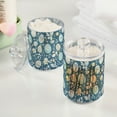 thumbnail image 2 of Yayeee 4 Pack Qtip Holder Bathroom Cotton Swab Canister with Lid Clear Dispenser Set, Easter Eggs, 2 of 6