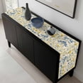 thumbnail image 5 of Seasonal Botanical Blooms Table Runner 72 Inches Long, Blue Yellow Flowers Kitchen Coffee Dining Table Decoration for Home Party Birthday Wedding Home Decor 13x72 Inches, 5 of 8