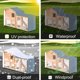 thumbnail image 4 of Oxford Cloth Animal Hutch Cover Exterior Impermeable Prevención De Luz Dañina Animal Cage Cover Protector De Jaula A Prueba De Polvo Para Triangle Animal Hutch Methold HA027221-02, 4 of 5