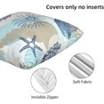 thumbnail image 5 of Beach Ocean Starfish Seashell Nautical Coastal Farmhouse Throw Pillow Covers 18x18 Pillow Case Soft Pillowcase Cushion Covers Set of 2 for Sofa Bed Bedroom Car Chair Living Room Home Decor, 5 of 6