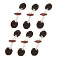 thumbnail image 3 of veasfak 6 pcs Toggle Buttons, Toggle Button Leather Closure Duffle Coat Buttons, Black / Coffee2, 3 of 9