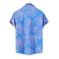 thumbnail image 5 of SCSAlgin Men's Hawaiian Shirts Short Sleeve Casual Floral Button Down Tropical Shirt Summer Holiday Beach Shirt, 5 of 5