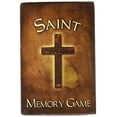 thumbnail image 2 of Adult Kid Sunday School Church Catholic Saint Pair Matching Fun Memory Card Game, Pack of 3, 2 of 6