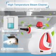 thumbnail image 3 of Handheld Steam Cleaner Steamer for Cleaning Portable Steam Cleaner for Furniture, Kitchen, Bathroom EU Plug, 3 of 5
