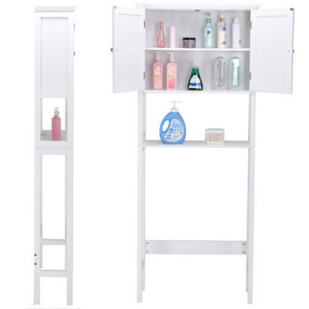 Ghp 27 5 X9 68 White Pine Wood Toilet Space Saving Storage Ghp 27 5 X9 68 White Pine Wood Toilet Space Saving Storage Shelf With Cabinet Com