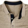 thumbnail image 3 of UVEASISHA Men's Polo Big and Tall Shirts,Men Basic Golf Polo Shirts Short Sleeve Quick Dry Moisture Wicking 4-Way Stretch Summer Athletic Polo Shirts,Beige XXL, 3 of 3