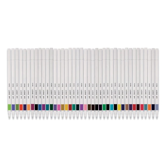 Uniball Emott Fineliner Pen Paquete de 40 Suministros de oficina Suministros escolares Suministros para artistas Bolígrafos Bolígrafos de colores Bolígrafos de gel Punta fina Bolígrafos de escritura s