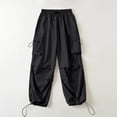 thumbnail image 4 of Men Wide Leg Cargo Jogger Pants Multi Storage Pockets Breathable Sports Workout Pants S-XXL, 4 of 8