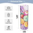 thumbnail image 2 of Colorful Fruits Pattern Plastic Vase 11.8'' x 3.9'' Transparent Non Breakable Decorative for Family, 2 of 6