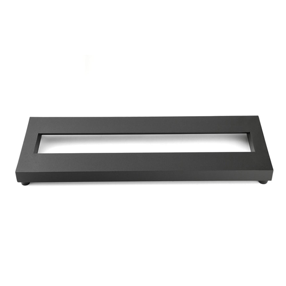 Small Size Guitar Effect Pedal Board Aluminum Alloy Pedalboard 15×4.9 Inch with Carrying Bag